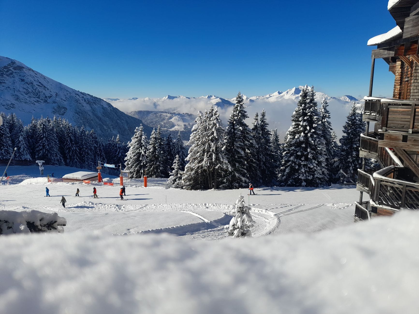 Les Gets ski station panorama